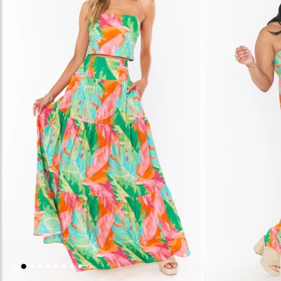 NWT Show Me Your MUMU Melody Maxi Skirt size XL in - Picture 8 of 10